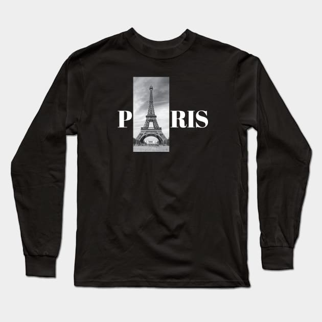 Paris Long Sleeve T-Shirt by 